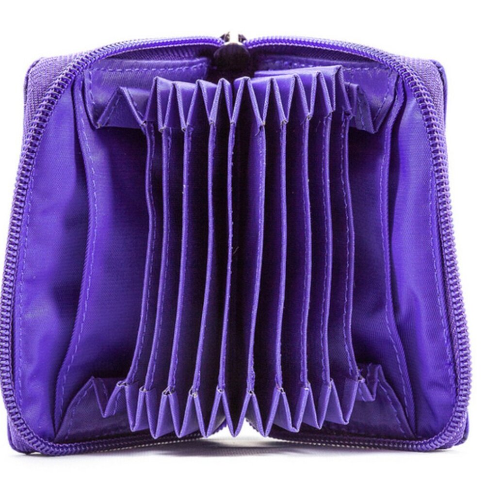Big Skinny Polka Accordion card case, brand new, in teal blue - Picture 10 of 11